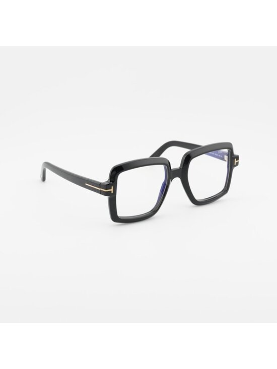 Tom Ford FT5913-B 001 Eyeglasses Shiny Black 53mm Square Frame main image 8